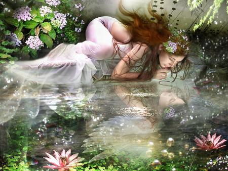 si tu te sent seul...si tu es triste...ne regarde pas se reflet