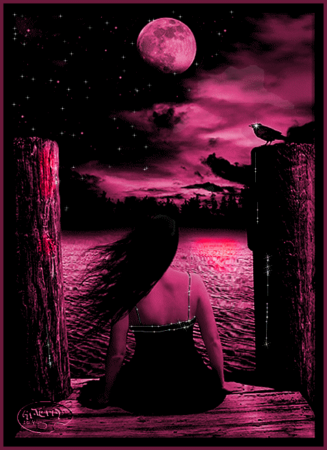 paisible cette image,le calme de la nuit